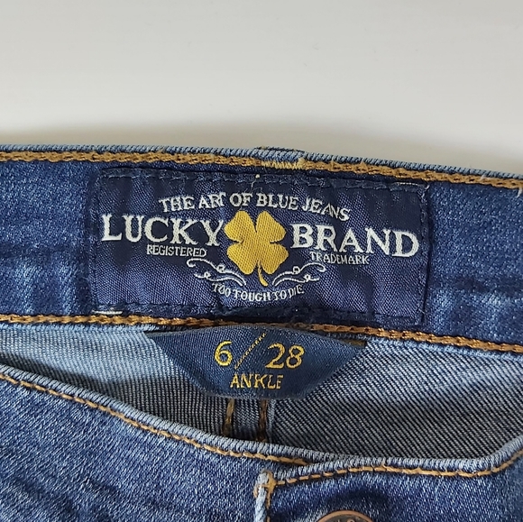 Lucky Brand High Waist Ankle Olivia Skinny Jeans 6 - Picture 7 of 13